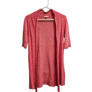 Eileen Fisher Open Front Linen Cardigan